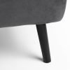 miro grey velvet sofabed detail 1