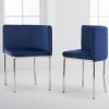 4 Abingdon Blue Velvet Chairs scaled