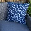 2 Blue Geometric Scatter Cushions life 1 scaled