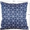 2 Blue Geometric Scatter Cushions size 1