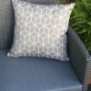 2 Grey Geometric Scatter Cushions life scaled
