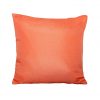 2 Plain Orange Scatter Cushions