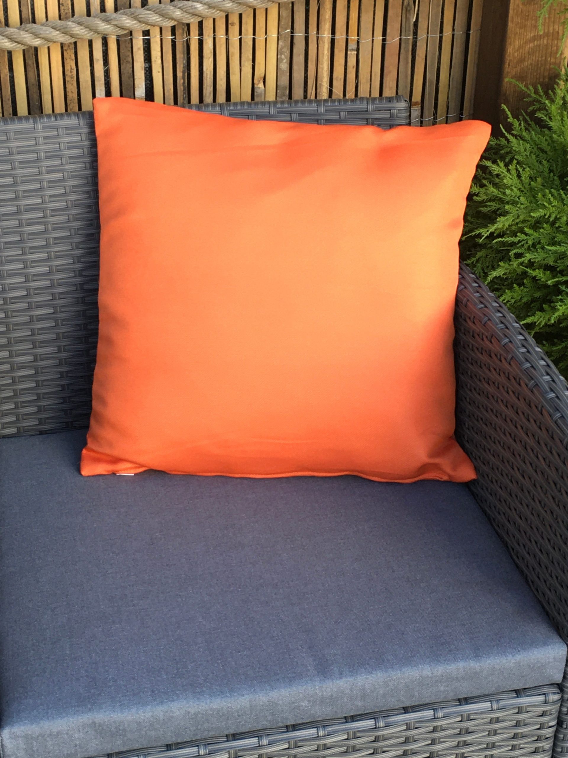 Orange deals patio cushions