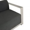 Del Mar Outdoor 2 Seat Sofa Grey close