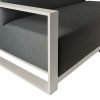 Del Mar Outdoor 2 Seat Sofa Grey close side