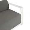 Del Mar Outdoor 2 Seat Sofa White close