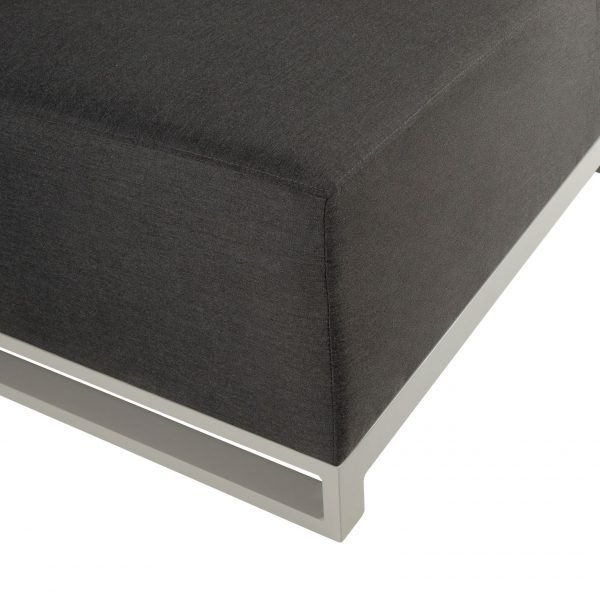 Del Mar Outdoor Corner Sofa Chair Grey Close