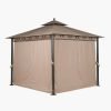 Dubai 3x3m Gazebo Mocha angle