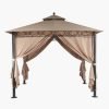 Dubai 3x3m Gazebo Mocha white