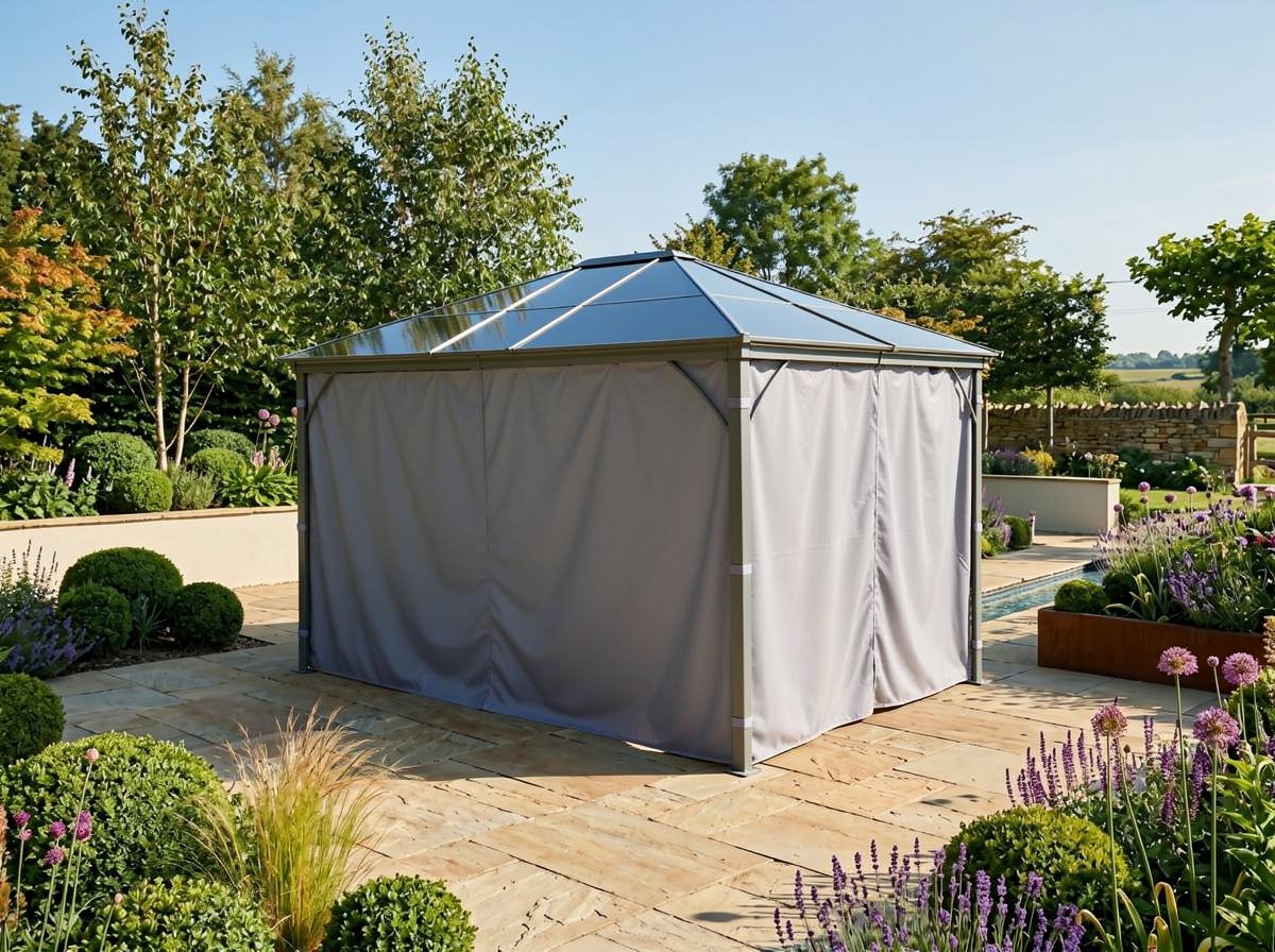 Lugano Premium 3 x 3 Polycarbonate Gazebo - Grey 5 LUGGAZX