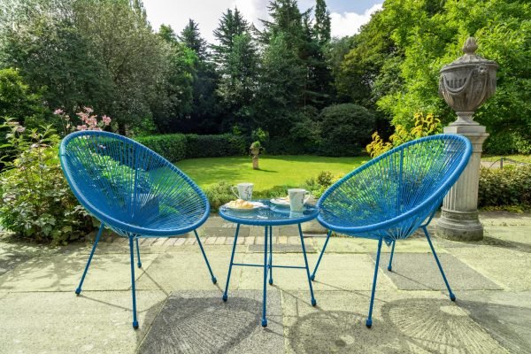 MONACO Blue 3pc Egg Chair Set Life scaled