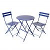 Padstow Folding Bistro Set Blue scaled