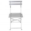 Padstow Folding Bistro Set Grey chair
