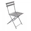 Padstow Folding Bistro Set Grey side scaled