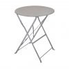 Padstow Folding Bistro Set Grey table scaled