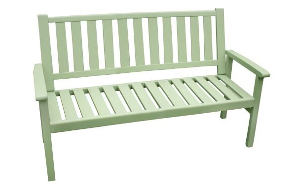 Porto green 3 Seater Homestead Bench angle 1