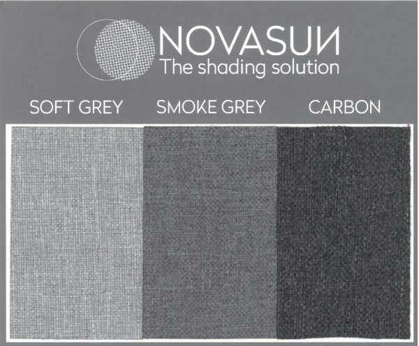 Royce Ambassador LED 3x3 Parasol Smoke Grey colours scaled