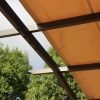 San Remo Pergola Sliding Gazebo Mocha roof