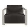 Del Mar Outdoor Chair Grey front