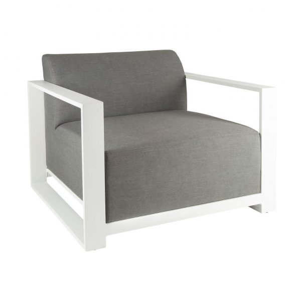 Del Mar Outdoor Chair White