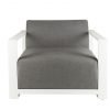 Del Mar Outdoor Chair White front