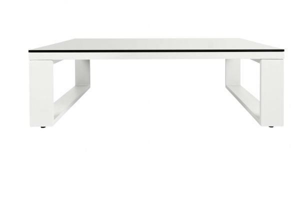 Del Mar Outdoor Coffee Table White Front