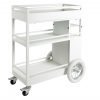 Del Mar Outdoor Drinks Trolley White scaled