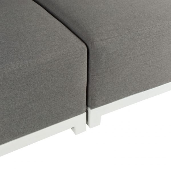Del Mar Outdoor LR Corner Seats White close