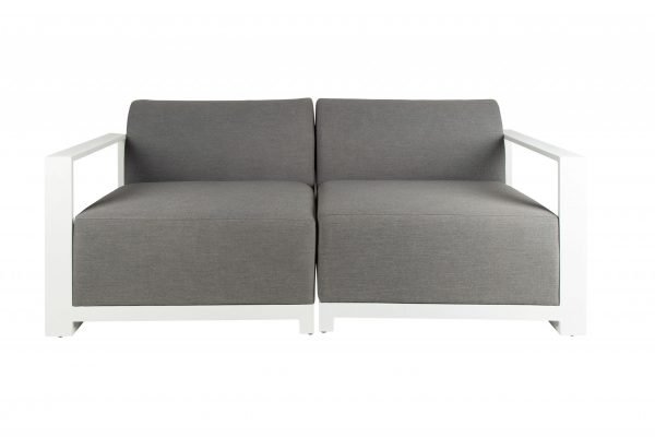 Del Mar Outdoor LR Corner Seats White scaled