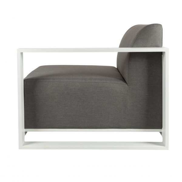 Del Mar Outdoor LR Corner Seats White side scaled