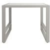 Del Mar Outdoor Side Table Grey Pattern front
