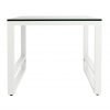 Del Mar Outdoor Side Table White front