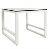 Del Mar Outdoor Side Table White scaled