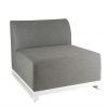 Del Mar Outdoor Sofa Chair White angle