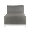 Del Mar Outdoor Sofa Chair White scaled