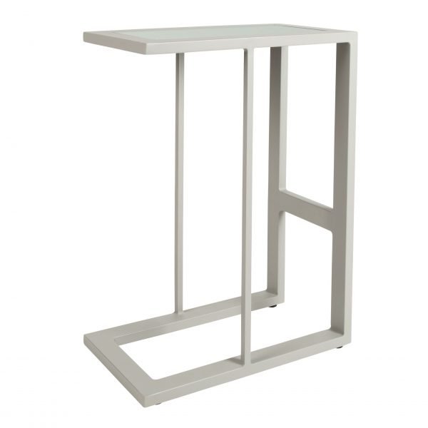 Del Mar Outdoor Sofa Table Grey scaled