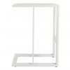 Del Mar Outdoor Sofa Table White side