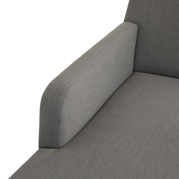 Del Mar Outdoor Sunlounger Set White left arm