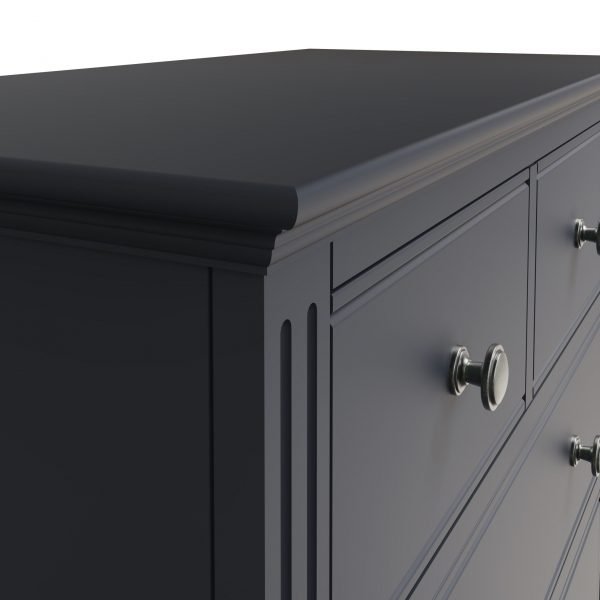 Marcel Midnight Grey 2 over 3 Drawers close scaled
