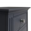 Marcel Midnight Grey Bedside Table Large top scaled