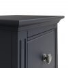 Marcel Midnight Grey Bedside Table top scaled