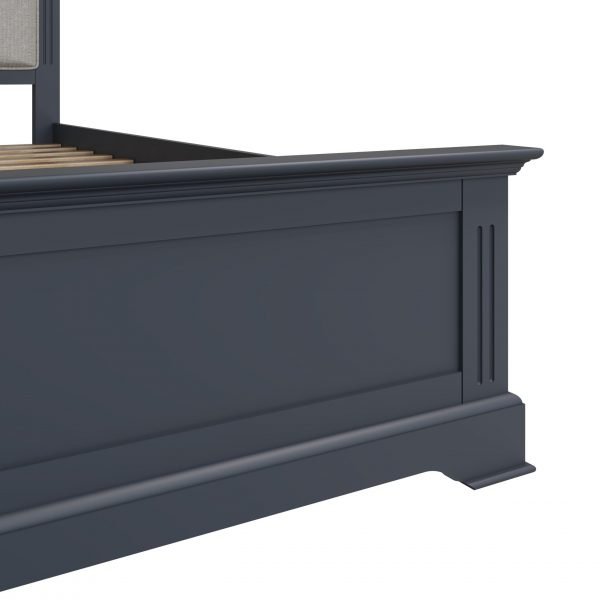 Marcel Midnight Grey Double Bed close bottom scaled