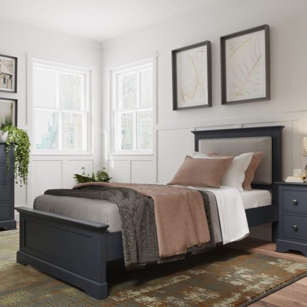 Marcel Midnight Grey Single Bed scaled