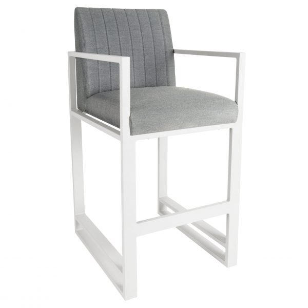 Santorini Bar Stool White scaled