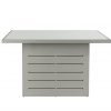 Santorini Outdoor Bar Table Grey Pattern Top front