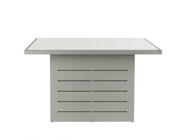 Santorini Outdoor Bar Table Grey front scaled