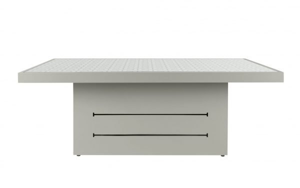 Santorini Outdoor Coffee Table Grey Pattern Top front