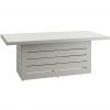 Santorini Outdoor Dining Table Grey 1 scaled