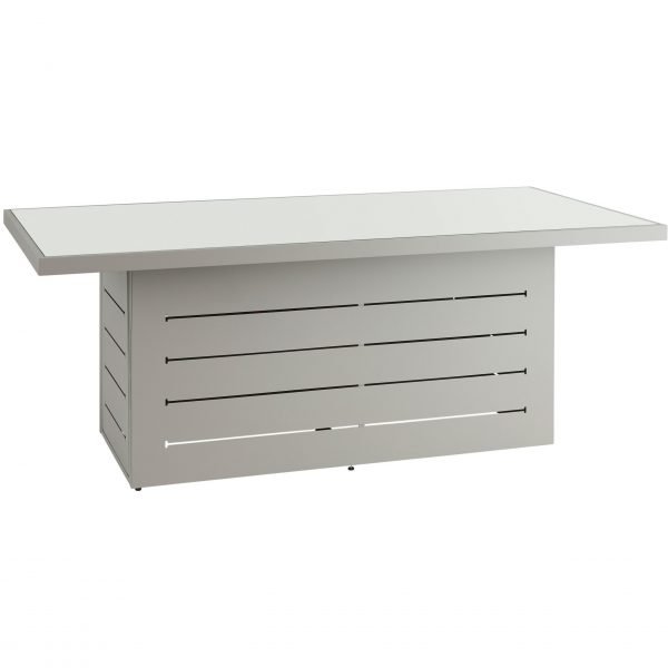 Santorini Outdoor Dining Table Grey 1 scaled