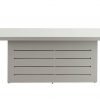 Santorini Outdoor Dining Table Grey front scaled